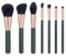 Pqahffowr 7 PièCes Ensemble de Pinceaux de Maquillage Poudre Fond de Teint Ombre à PaupièRes Contour Correcteur Portable Voyage Maquillage Brosse Beauté Brosse