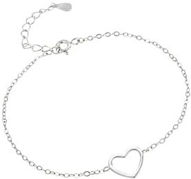 Karma NH11402607 Damen Armband Sisters by Heart Herz Silber925 modern Silber Armkettchen Schmuck für Frauen Schwestern hochwertiges Damenarmband Damenschmuck