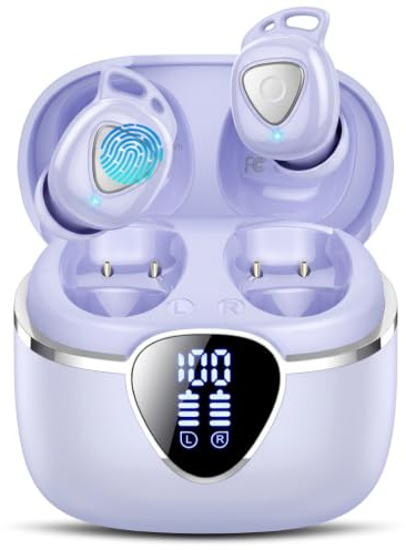 Kopfhörer Kabellos Bluetooth 5.4, Bluetooth Kopfhörer In Ear mit 4 ENC Noise Cancelling Mic Earbuds, Kabellose Kopfhörer Tiefer Bass, 40 Std Spielzeit, IP7 Wasserdicht Ohrhörer LED Anzeige, USB-C