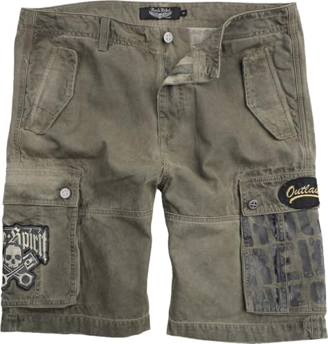 Rock Rebel by EMP Herren Short Free Spirit Shorts braun