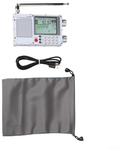 DP-666 Multi-Band Tuner Radio FM AM LW Per MW SW RDS Supporto 2.8 Pollice Resistivo Touchscreen Tastiera Numerica Multi-Lingua UI (bianco)