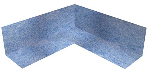 10x Sanitär Dichtecke Innen TPE blau 105x105mm Innenecke 90° Abdichtung für Fliesen für Bad Küche Dusche Badabdichtung Duschabdichtung