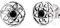 WINDALF Bohemia Ohrstecker RANYA Ø 0.7 cm Celtic Lebensblume Ohrringe Schwarzer Kristall Ethno Vintage 925 Sterlingsilber