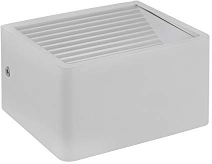 EGLO LED Außen-Wandlampe Doninni 1, 1 flammige Außenleuchte, Wandleuchte aus Alu, Kunststoff, Farbe: Weiß, IP44