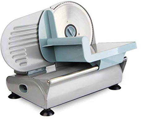 LJXWH Electric Food Slicer, Stainless Steel Meat Cutter, 150W, 0-15mm Slice Thickness, Multi-Function Slicer for Meat, Vegetables, Fruit, Hot Pot, Restaurant