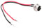 Keenso Ladeanschluss mit 3 Pins, 2 Drähten, Ladeanschluss für Elektroroller, 6 Stück, für Akku-Ladegerät für Elektroroller