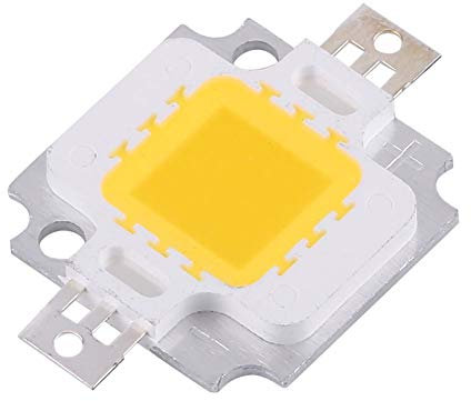 Ymiko Chip LED 10W Bianco Caldo e Freddo 400-450mA con Angolo Emissione 120° COB Light per Sostituzione Lampadina Riflettore, Illuminazione Domestica, Lavoro, Riparazione