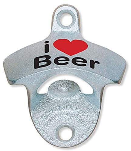 ZH Original STARR X Wall Bottle Opener I Love Beer