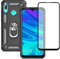 Yiakeng Hülle für Huawei P Smart 2019 Handyhülle, mit Schutzfolie, Stoßfest Schutzhülle Mit Ring Standfunktion Case Cover für Huawei P Smart 2019 (Schwarz)