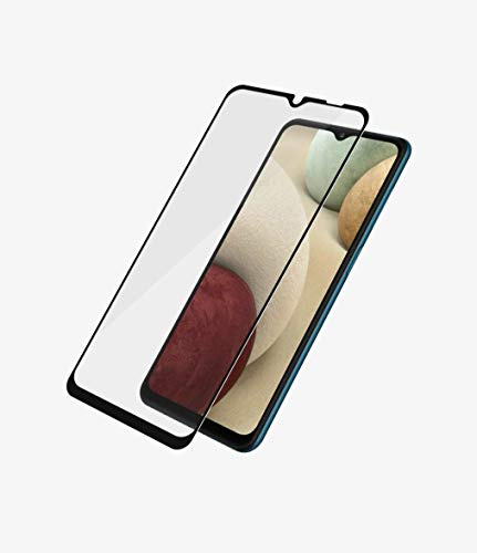 PanzerGlass Panzerglas für Samsung Galaxy A12, kompatibel mit Schutzhüllen, Schwarz 7251