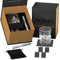 Twhisky Premium Whisky Glas Geschenkset - 1 Whiskey Glas Tumbler 300 ml, 4 wiederverwendbare Whisky Steine aus natürlichem Basalt, 1 Schiefer-Untersetzer, Zange & hochwertiger Geschenkbox