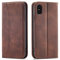 OKZone Kompatibel mit iPhone XS Max (6,5 Zoll) Hülle, Magnet Leder Tasche Handyhülle, Kartenfächer Schutzhülle, [Premium PU Leder] Flip Klappbare Stoßfeste Magnetische Standfunktion (Braun)