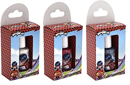 Miraculous, Smalto Acqua, Rosa Chiaro, Paillettes Trasparenti, Paillettes Pesca, Bambino, 9 ml, TAKE CARE