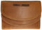 Hill Burry RFID Schutz kleine Geldbörse Portemonnaie, Portmonee aus echtem Leder für Frauen Damen Langbörse Geldbeutel Geldtasche (ca. 10,6 cm, Höhe ca. 7,9 cm, Breite 3,0 cm) (Braun)