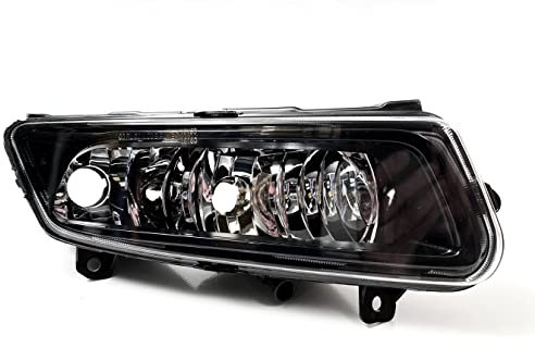 HZ-DESIGN Nebelscheinwerfer mit Tagfahrlicht und Kurvenlicht NSW in Schwarz Rechts kompatibel mit Polo 6R GTI