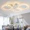 OMGPFR Deckenventilator mit Beleuchtung mit Licht, LED 130W Dimmbar Ventilator Deckenleuchte, Modern Licht für Wohnbereich Esszimmer Schlafzimmer, Einstellbar 6 Geschwindigkeiten, Weiß 100cm