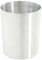 PROREGAL Feuerfester offener Papierkorb & Abfallsammler aus Aluminium | 13 Liter, HxØ 29,5x23,5cm | Silber