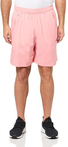adidas Short d'entraînement tissé Train Essentials pour homme, Semi rose brillant/noir, L / 7L