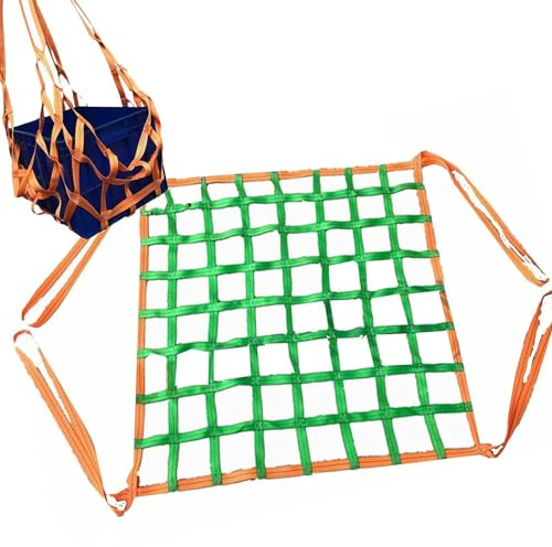 Filet De Levage À Corde Durable - Filet De Levage À Élingue En Nylon Plat, Filet De Sécurité D'escalier À La Maison, Filet Suspendu Spécial Carreaux De Ciment Brique, Personnalisable ( Size : 4 X 4M/M