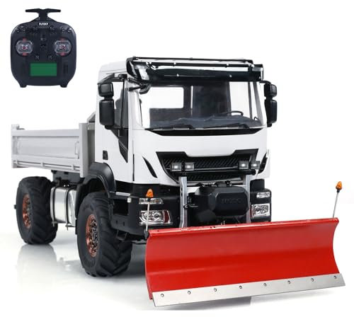 TOUCAN RC HOBBY 1/14 Rc Truck Hydraulique Dumper 4X4 Métal Truck Télécommandé Pelle à neige Voiture