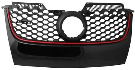DZSNBMSHD Rejilla Frontal Rejilla Parachoques ABS para Golf 5 MK5 V GTI Vehículos Rejilla Parachoques Delantera Resistente A La Oxidación Y A Las Sacudidas Parrilla Delantera
