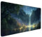 Tappetino Mouse XXL 1000 x 500MM, Tappetino Gaming Nero Tappeto Scrivania Paesaggio, Waterproof Base in Gomma Antiscivolo Mouse Pad, Bordi Cuciti Tappetino PC, per Gaming e Ufficio, Casa Decorare E-4