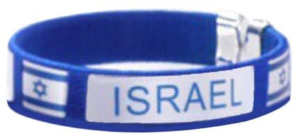 Armband mit Aufschrift I Stand With Israel, Bring Them Now, israelische Flagge, israelisches Je-Star-David-Armband, Leder