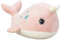 mucHome Kuscheltier Plüschtier, super weich, Spandex Bezug, Schmusetier, flauschig (Wal Rosa 35cm)