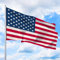 USA Flagge 150 x 100 cm - für Fahnenmast, Amerika Fahne aus reißfestem Fahnen-Polyester-Stoff, Hissfahne Quer wetterfest und UV-beständig