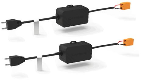 Sinoparcel H7 LED Adaptateur CANBUS, Anti-erreur Plug and Play pour Ampoule H7 LED DC 12V, Lot de 2