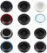 AYESY Thumb Grips, Silicone Analog Stick Thumb Grip Caps Cover, Controller Thumb Grips Compatible with PS4 / PS5 / Xbox/Controller Grip, Convex and Concave-Raised Dots Design-12PCS
