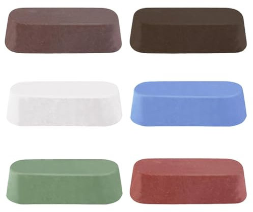 Vocdikficy Polierpaste für Metallpolierscheiben, Polierpaste für Polierscheiben, Grob Bis, 6 Stück