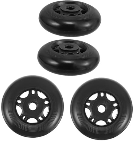 TOYANDONA 4 Stück Teiliges Fitnessgeräte Ersatzrollen aus Robustem Kunststoff Geräuscharme Räder für Laufband Heimtrainer und Fahrräder Vielseitig Kompatibel und Leichtgängig für Gym
