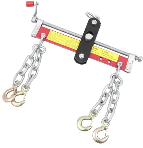 900kg Tragfähigkeit Motorkra Balancierer Positionierer Kohlenstoffstahl Material Werkstattkran Kettenzug 28.5cm Länge Jeder Kette Motor Auswuchtmaschine