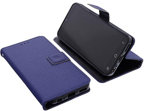 foto-kontor Tasche kompatibel mit Emporia SMART 7 Lite / 7 mini / ME7 Schutzhülle blau Book Style Case Handy Schutz Hülle Buch Wallet Handyhülle Cover Klapphülle Ständer Handytasche