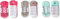 adidas Infinitex 3 Pair Pack, Calzini Unisex-Bimbi 0-24, Real Magenta/Medium Grey Heather/Clear Mint, 27-30