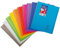 Clairefontaine 396001C Koverbook Collegeblock (mit Einband aus PP, robust, Spiralbindung, DIN A4+, 80 Blatt, 90g, kariert) 1 Stück farbig sortiert