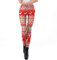 ShopINess Leggings Weihnachtsleggings Frauen für Yoga Gym Sport Fitness Leggings Hosen mit Weihnachtsaufdruck (DE/NL/SE/PL, Alphanumerisch, XL, M, Regular, Regular, Rentiere)