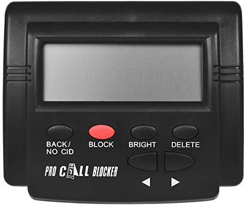 Fesjoy CT-CID803 Caller ID Box Call Blocker Fermate le chiamate fastidiose Dispositivi Display LCD di chiamata con 1500 numeri di capacità stoping Tutte le chiamate Cold per telefoni fissi Antique