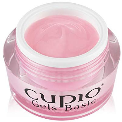Cupio Basic Builder Gel Soft Pink - 15 ml Aufbaugel, UV Gel, Builder Gel, Cover Gel, Gel Maniküre, Makeup Gel, Nude Gel