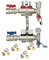 Wärmer System 2 Port Underfloor Heating Complete Manifold with Pipe Connections,Ball Valve,Automatic Air Vent and Pressure Gauge Unit