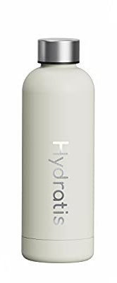 Hydratis Flaschen | Thermosflasche | BPA-freier Edelstahl | wiederverwendbare Trinkflaschen (weiß)