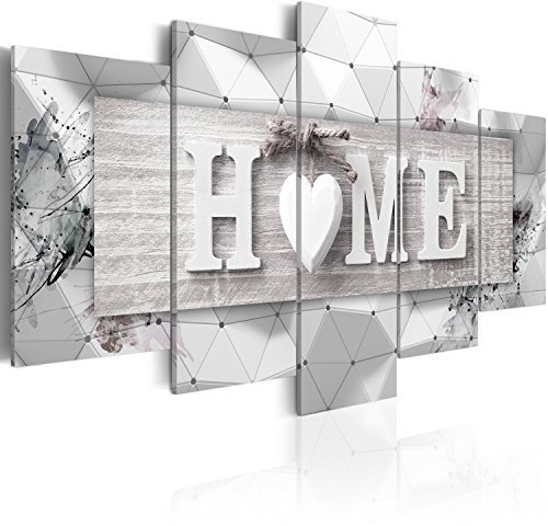 murando Acoustic Canvas Wall Art Home Board 200x100 cm / 79 x 39 picture with acoustic foam sound absorption print image Artwork 5 pcs room acoustics soundproofing m-C-0251-b-n