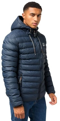STONE HARBOUR Herren warme Winter Steppjacke Zaharoo Navy Gr. 3XL