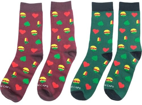 Bavarian Caps Unisex Schafkopf 2er Pack Socken