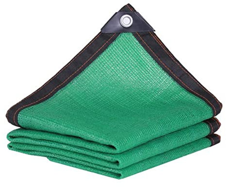 Liang 80% Tissu D'ombrage pour Les Plantes, Jardin Filet D'ombrage Bord Scotché avec Œillets, Protection Contre La Chaleur Patio Pelouse Parasol (Color : Green, Size : 6mx6m)