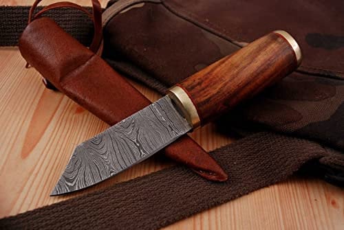 Generisch Damast Messer - Mittelalter Hand Geschmiedetes Jagd Messer 4308