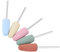 Frese Tornio Per Unghie Lucidatura Della Cuticola 5 Pezzi Nail Art Lucidatore In Silicone Smerigliatrici Per Unghie Suggerimenti Per Smerigliatrice Per Unghie Punte Da Trapano