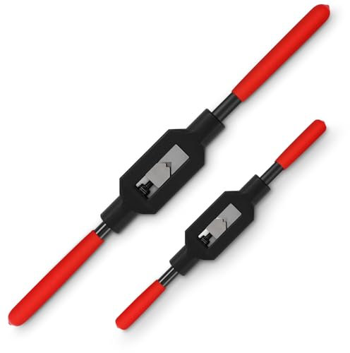 WILLBOND 2 chiavi regolabili per rubinetti, maniglia per rubinetto, strumento per alesatore per rubinetto, utensile manuale (3/16-1/2, 1/16-3/8)