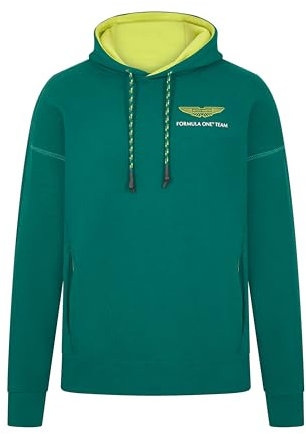Aston Martin F1 Logo Sudadera con Capucha Hombres - Verde - Talla: XL